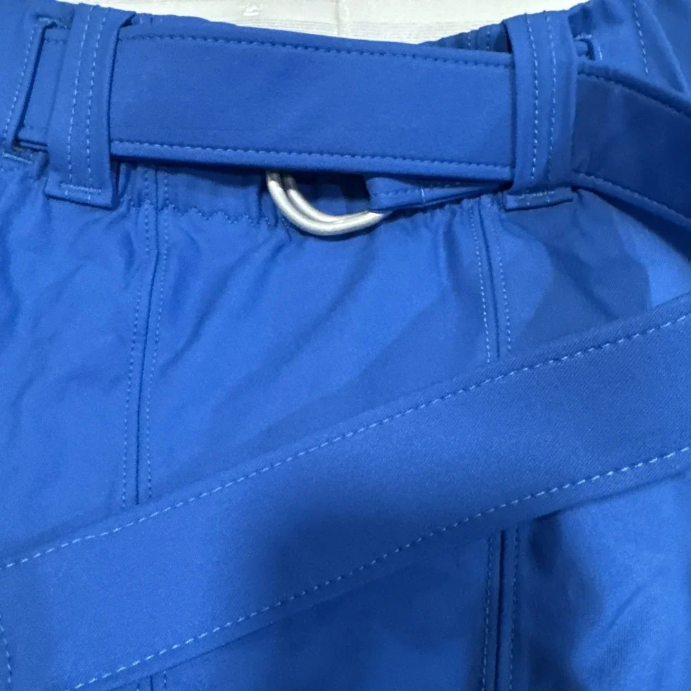 2023 Detroit Lions NFL Game Issued Worn Blue Pants Nike DRI-FIT Size 38 Short